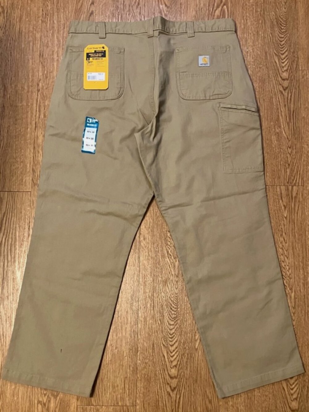 NWT Men's Carhartt Rugged Flex Relaxed Fit Canvas Work Pants Size 40W x 30L